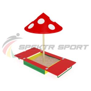 Купить Песочница с крышкой и грибком ИО 512 в Черемхове 