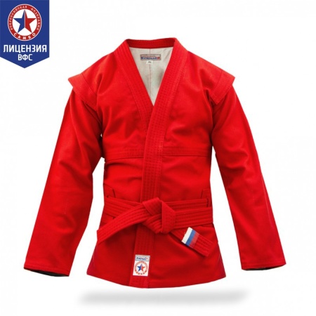 Купить Куртка для самбо "Атака" ВФС (подкладка, пояс)  р 36-48 в Черемхове 