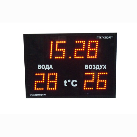Купить Часы-термометр СТ1.16-2t для бассейна в Черемхове 